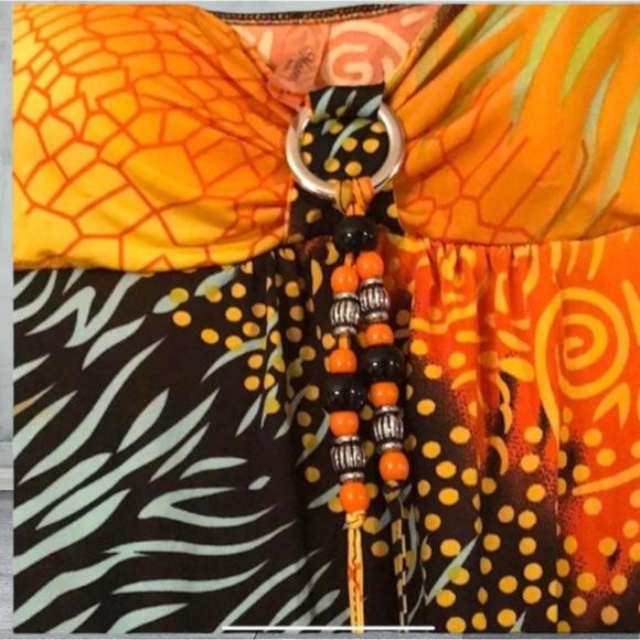 Mesmera maxi Halter Dress Lg - Picture 6 of 9